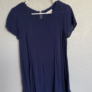 Silent + Noise Navy blue mini dress